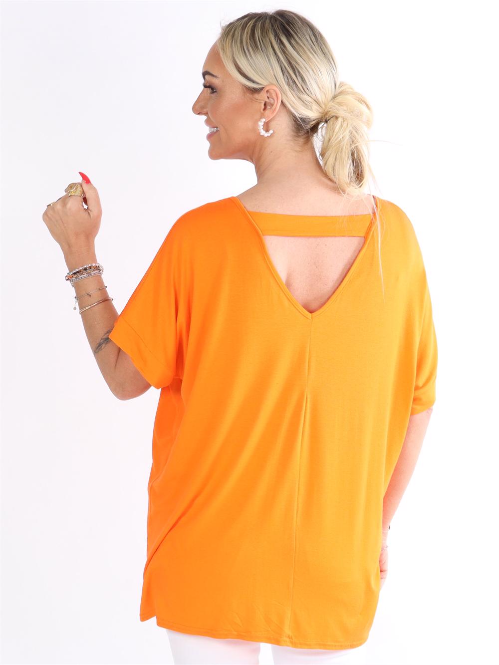 Ella Shirt - Bluse med hul i ryggen